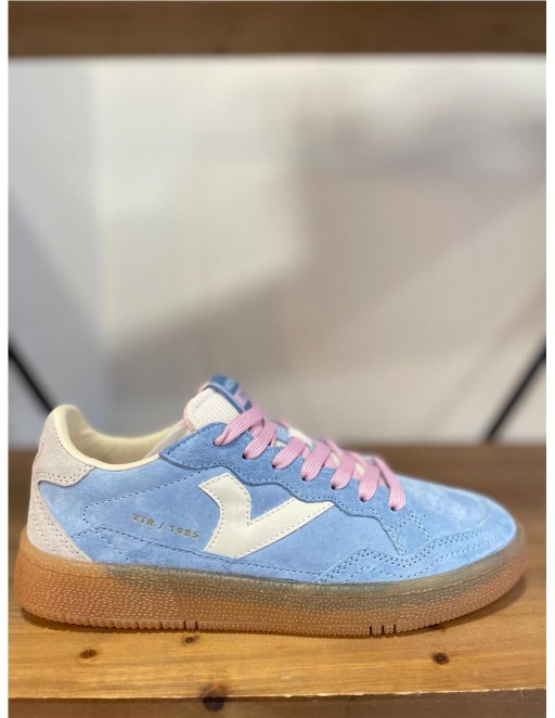 ZAPATILLA PIEL VICTORIA AZUL