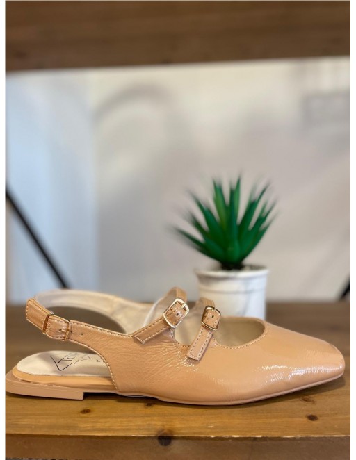 ZAPATO PIEL CHAROL TOP3 CAMEL
