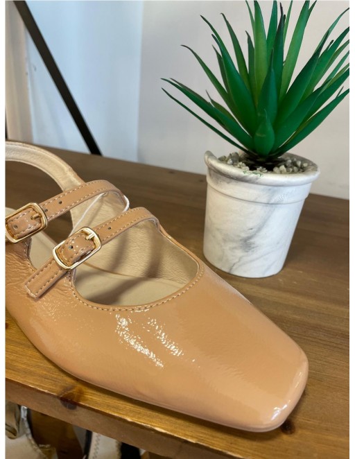 ZAPATO PIEL CHAROL TOP3 CAMEL 2