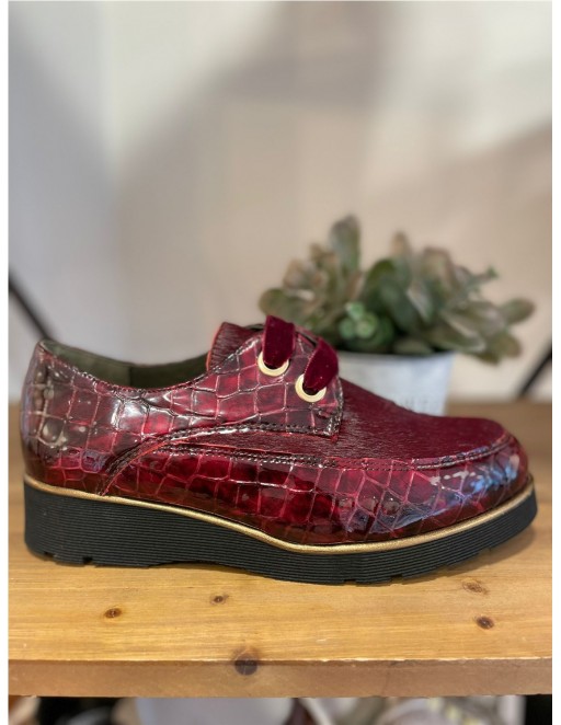 ZAPATO OXFORD GRANATE