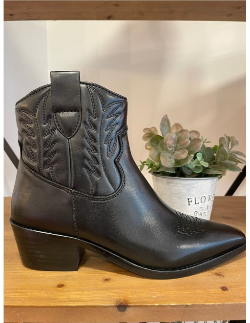 BOTIN CAMPERO PIEL NEGRO