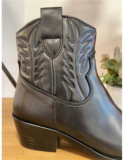 BOTIN PIEL LOL NEGRO 2