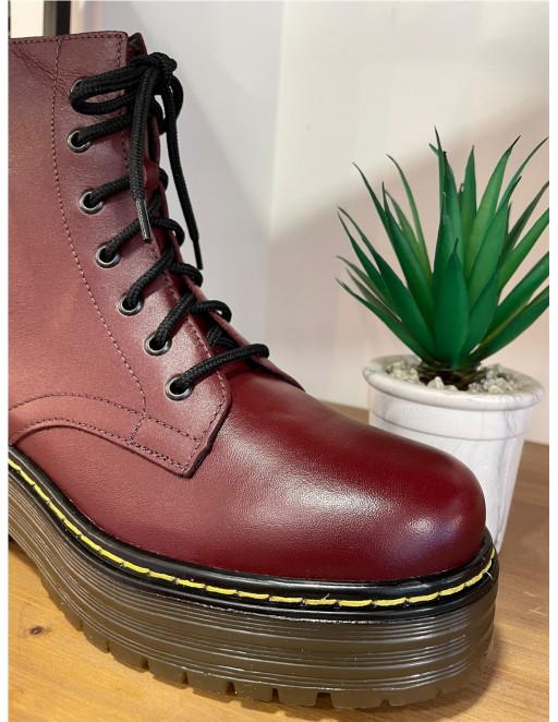 BOTA PIEL NIFTY GRANATE 2