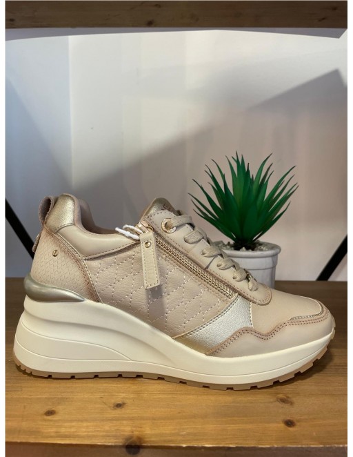ZAPATILLA CUÑA CARMELA BEIGE