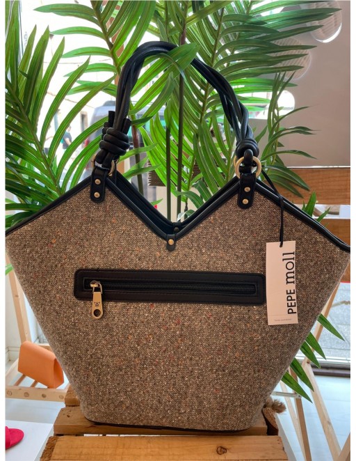 BOLSO PEPE MOLL TAUPE 2
