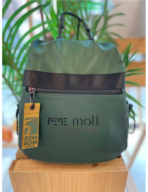 MOCHILA COMBI VERDE BOTELLA