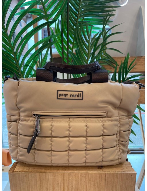 BOLSO ACOLCHADO BEIGE
