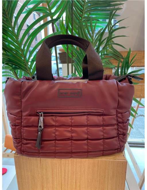 BOLSO ACOLCHADO GRANATE