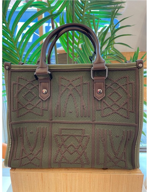 BOLSO MALETIN COMBI VERDE...