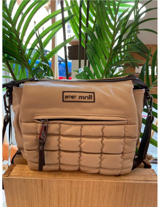 BOLSO ACOLCHADO BEIGE