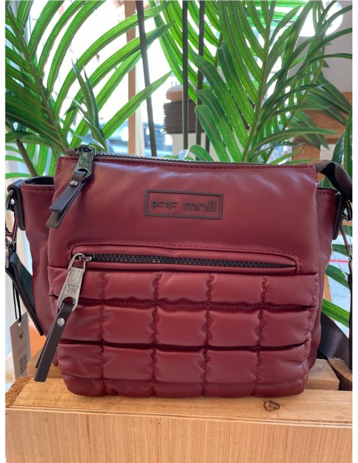 BOLSO ACOLCHADO GRANATE