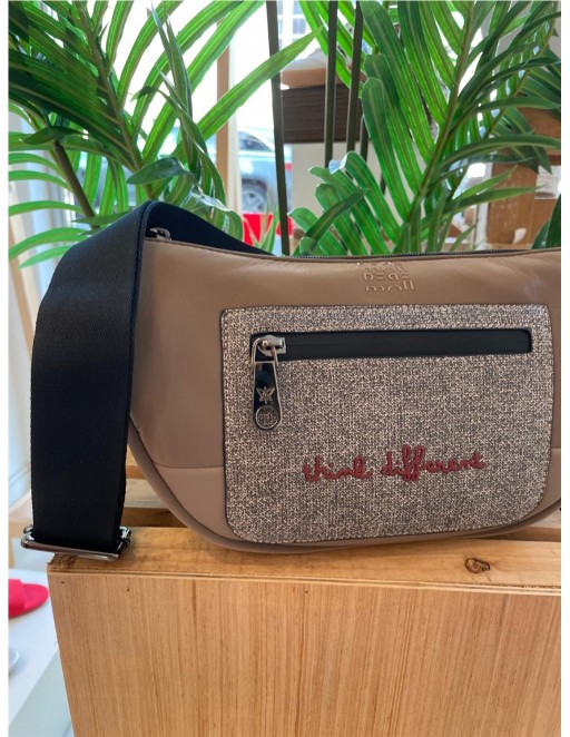 BOLSO BANDOLERA TAUPE 2