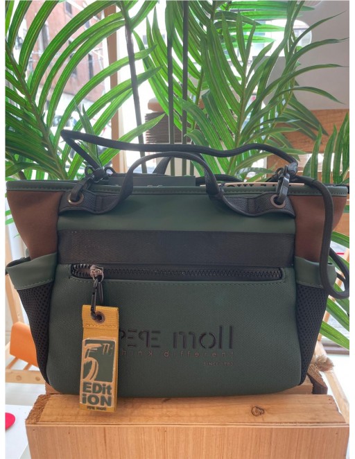 BOLSO PEPE MOLL VERDE BOTELLA