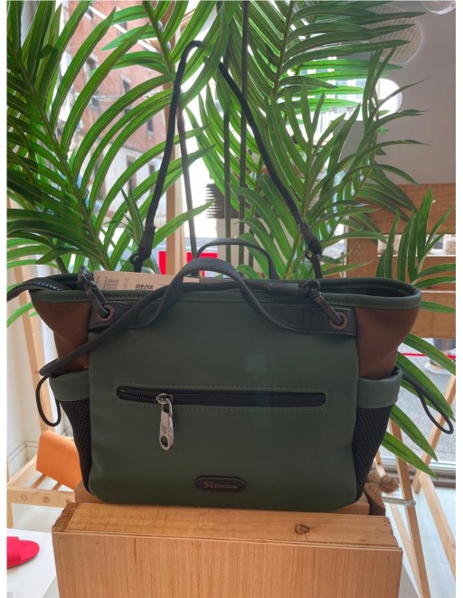 BOLSO PEPE MOLL VERDE BOTELLA 2