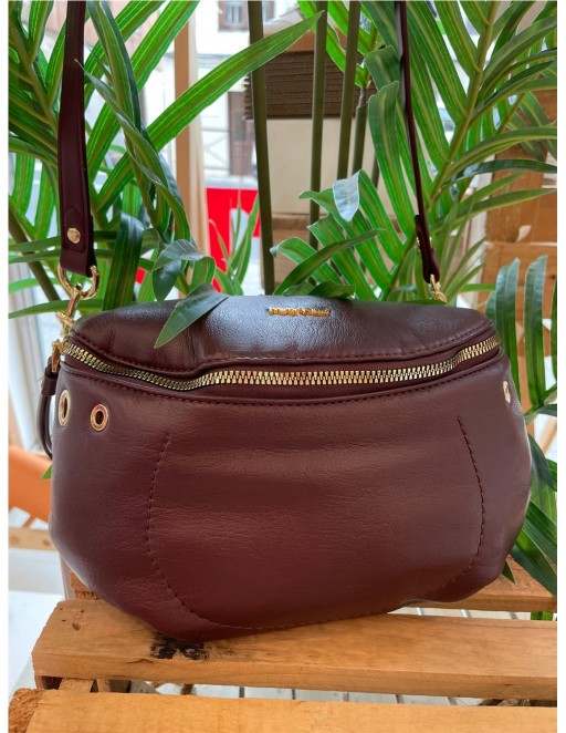 BOLSO BANDOLERA GRANATE