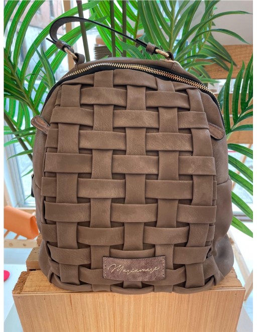 MOCHILA MARIA MARE TAUPE