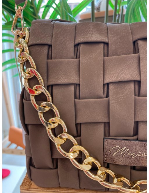 BOLSO MARIA MARE TAUPE 2