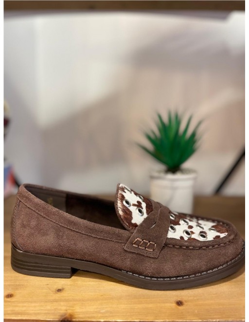ZAPATO PIEL TOP3 MARRON