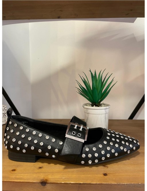 ZAPATO BRILLOS NEGRO