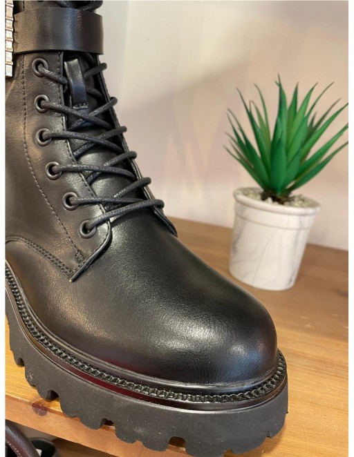BOTIN MILITAR XTI NEGRO 2