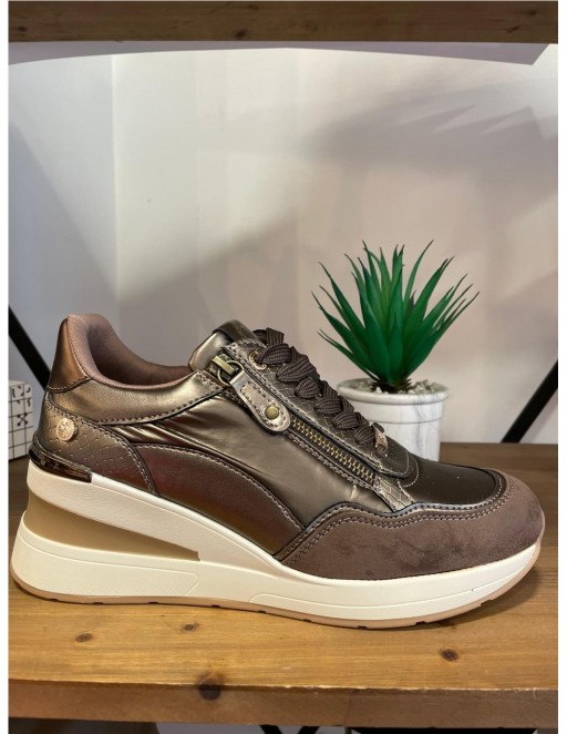 DEPORTIVA CUÑA CONFORT MARRON