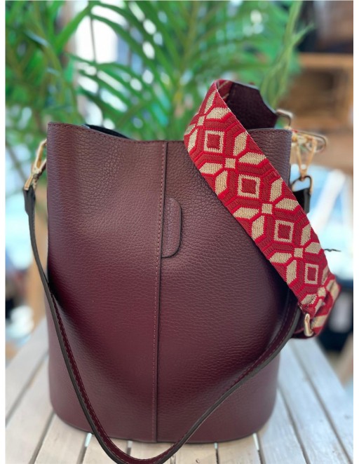 BOLSO CINTA ETNICA NEGRO