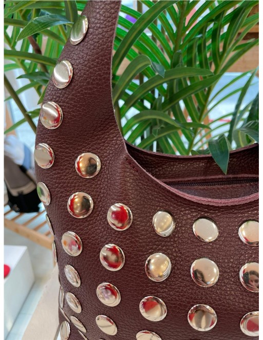 BOLSO PIEL GRANATE 2