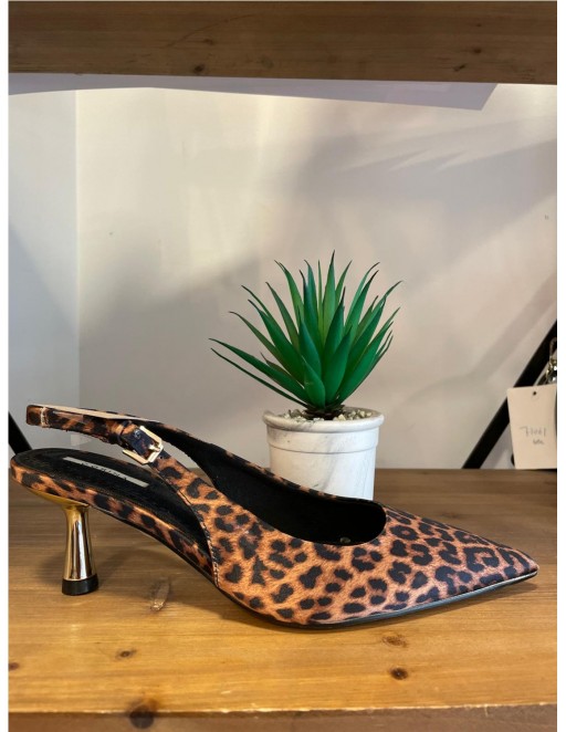 ZAPATO SALON LEOPARDO...