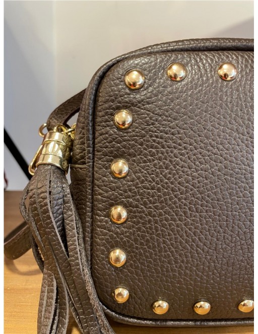 BOLSO PIEL BANDOLERA MARRON 2