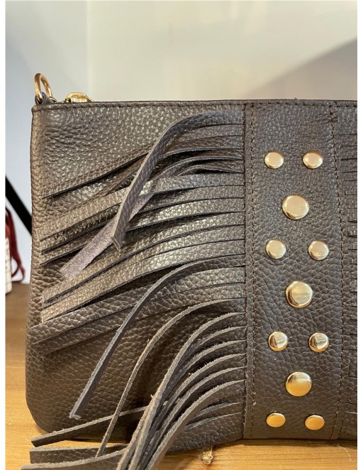 BOLSO PIEL BANDOLERA MARRON 2