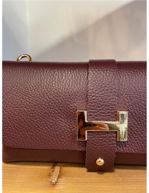 BOLSO PIEL GRANATE 2