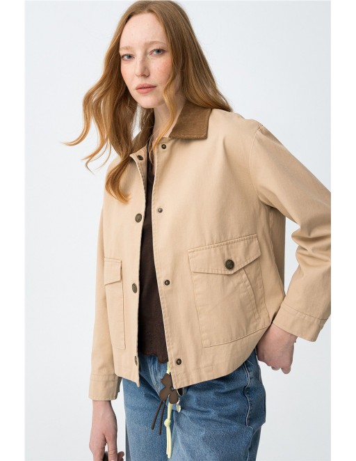 GABARDINA NORA TIFFOSI BEIGE