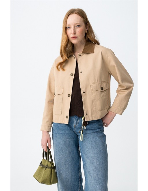 GABARDINA NORA TIFFOSI BEIGE 2