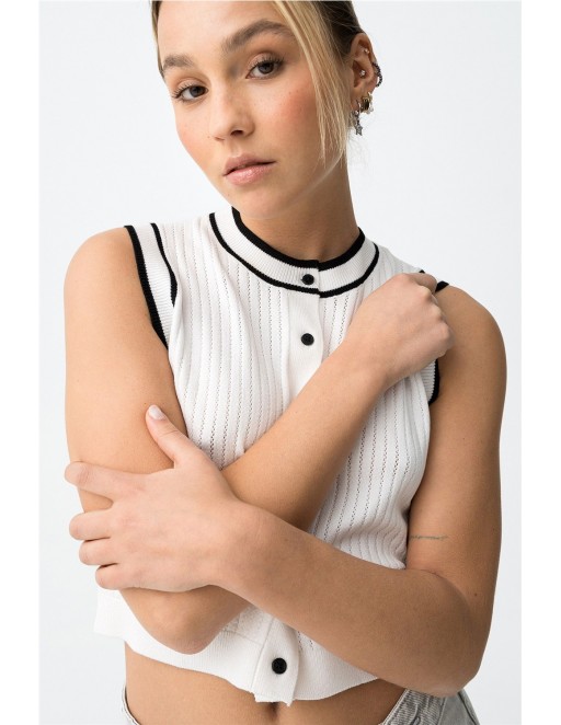 TOP COQUETTE TIFFOSI BLANCO 2