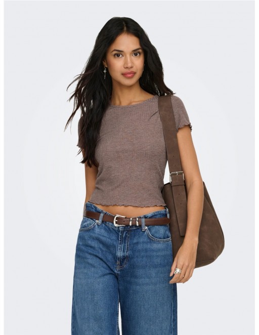 CAMISETA EMMA ONLY BEIGE