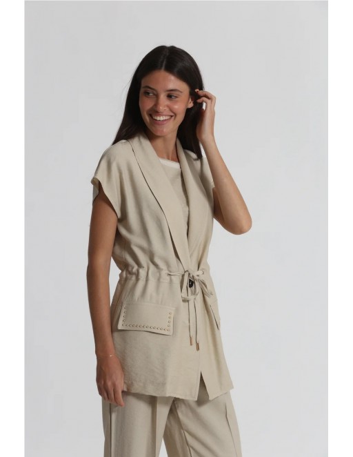 CHAQUETA TACHAS MIMI MUA