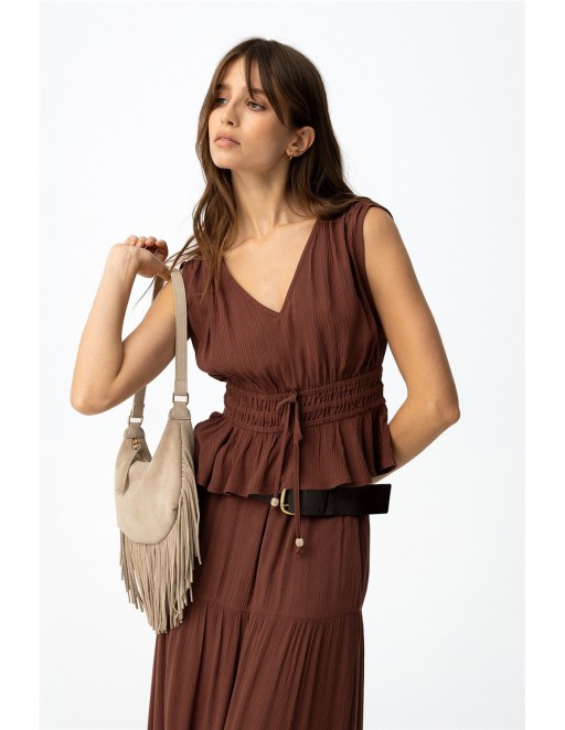 TOP TIFFOSI CAMPONESA MARRON