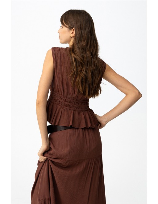 TOP TIFFOSI CAMPONESA MARRON 2