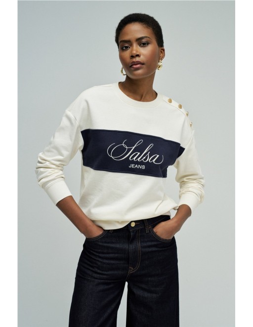 SUDADERA SALSA NAVY 2