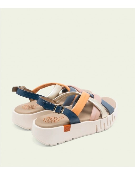 SANDALIA AZUL COLORES PORRONET 2