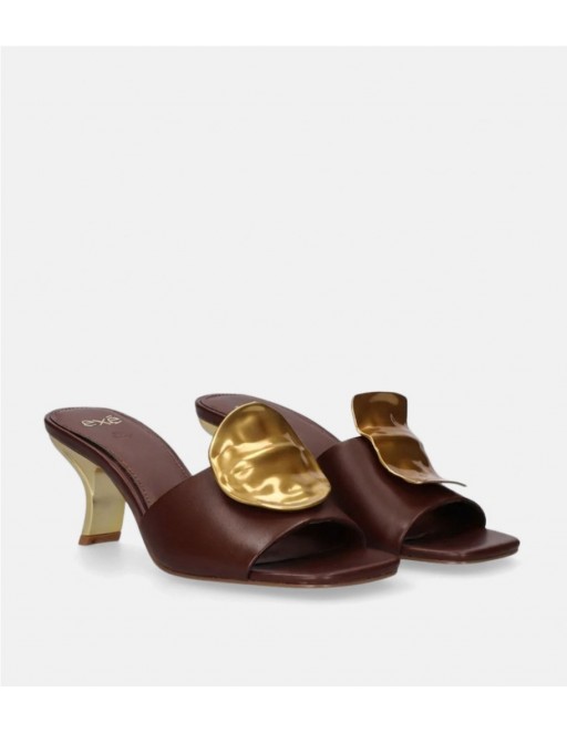 SANDALIA EXE TACON BAJO