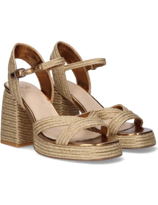 SANDALIA EXE TACON BRONCE