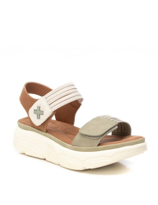 SANDALIA XTI COLORES CAQUI