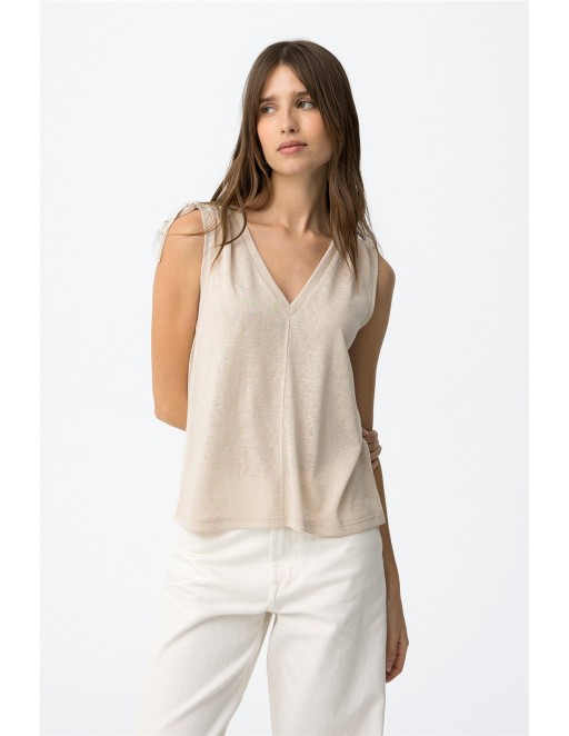 CAMISETA TIFFOSI DUBAI BEIGE 2