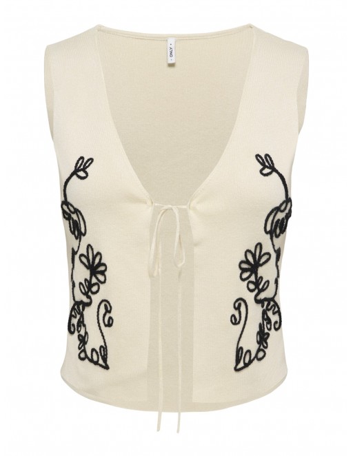 CHALECO PUNTO ESTA ONLY CRUDO