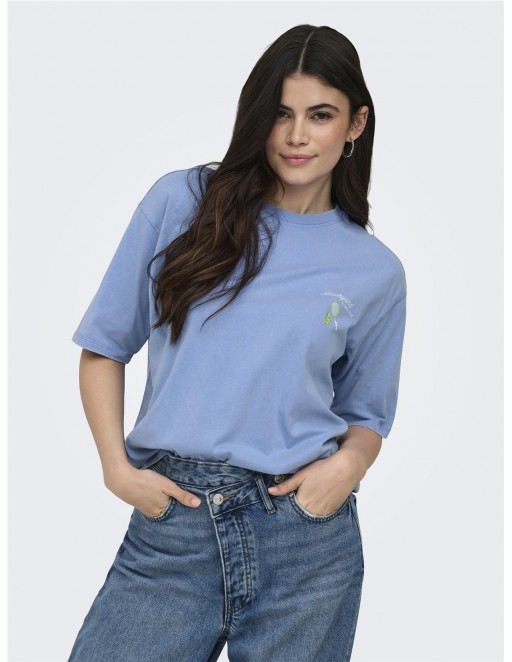 CAMISETA ONLY SHANIA AZUL