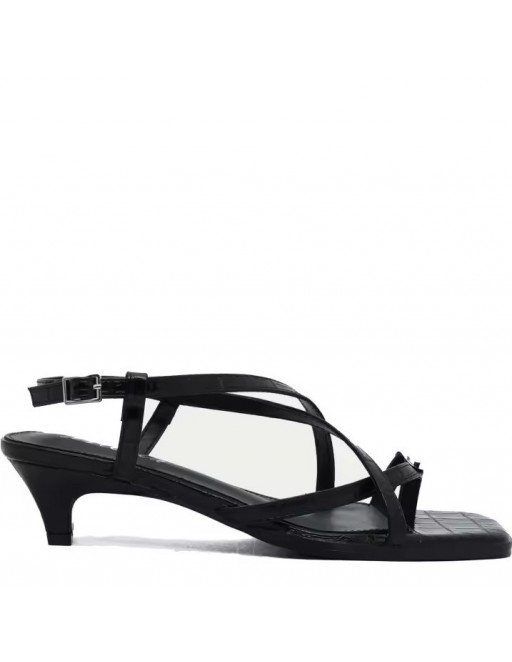 SANDALIA ISTERIA TIRAS METAL