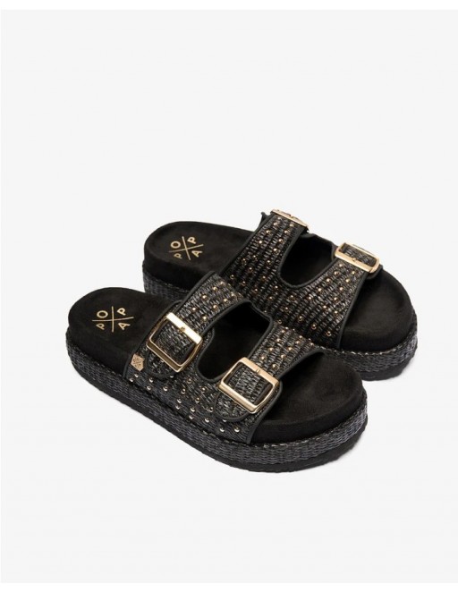 SANDALIA POPA XAGO RAFIA 2