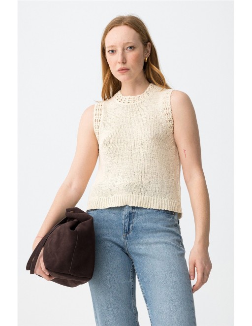 TOP TIFFOSI BAELLA BEIGE